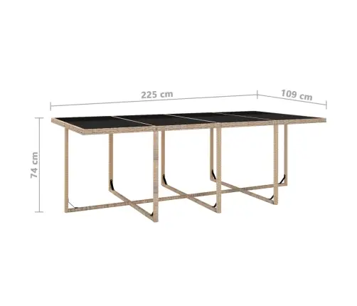 Lauko Valgomojo Baldų Kompl. Su Pagalv., 13D., Krem., Polirat.