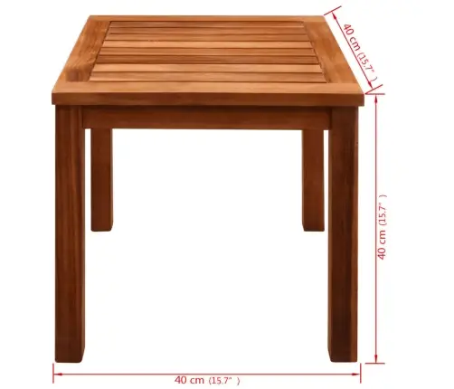 Lauko Valg. Baldų Kompl. Su Pag., 9D., Akac. Medienos Masyv.