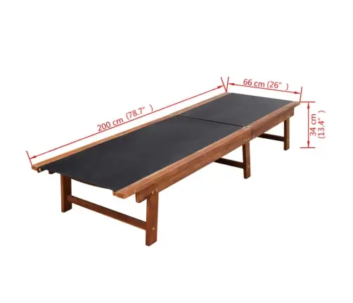 Lauko Valg. Baldų Kompl. Su Pag., 9D., Akac. Medienos Masyv.