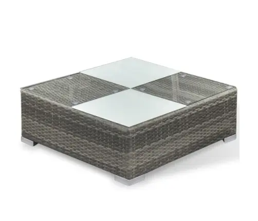 Sodo Komplektas Su Pagalvėlėmis, 6 Dalių, Pilkas, Poliratanas