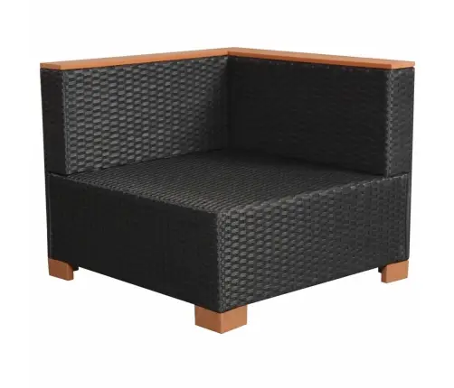 Dārza Dīvāns, Pe Rotangpalma, Melns Vidaxl