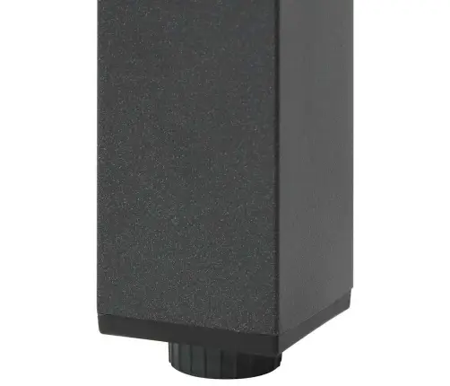 Dārza Galds, Melns, 190X90X74 Cm, Alumīnijs Un Stikls Vidaxl