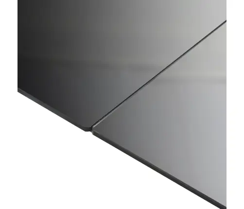 Dārza Galds, Melns, 190X90X74 Cm, Alumīnijs Un Stikls Vidaxl