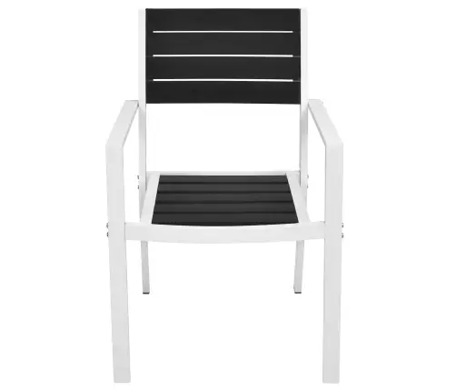 Mēbeļu Komplekts 5 Pcs Melns Un Balts Vidaxl