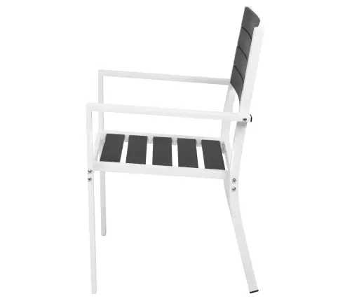 Mēbeļu Komplekts 5 Pcs Melns Un Balts Vidaxl