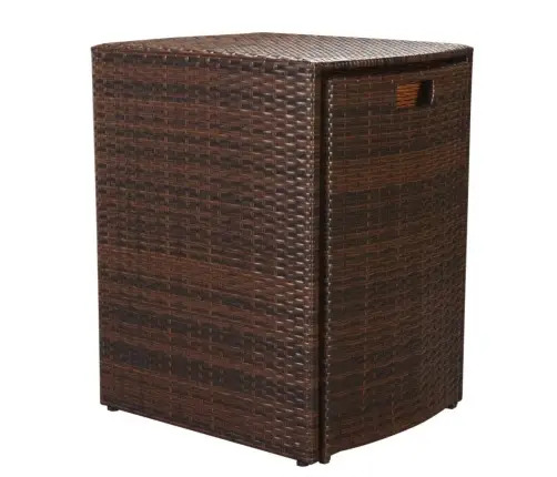 Bistro Baldų Komplektas Su Pagalvėmis, 3D., Rudas, Polirat.