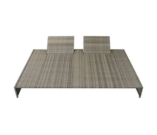 5-Osaline Aiamööblikomplekt Patjadega, Polürotang, Hall