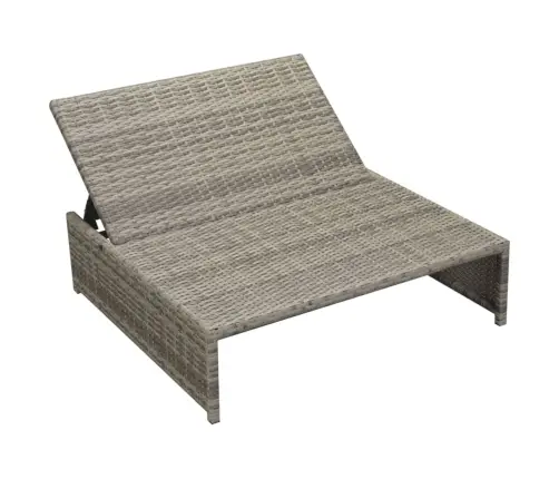 5-Osaline Aiamööblikomplekt Patjadega, Polürotang, Hall