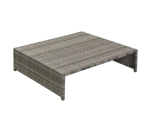 5-Osaline Aiamööblikomplekt Patjadega, Polürotang, Hall