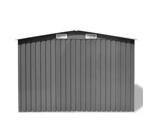 Sodo Sandėliukas, Pilkas, Metalas, 257X205X178 Cm