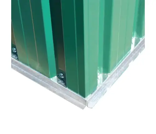 Sodo Sandėliukas, Pilkas, Metalas, 204X132X186 Cm