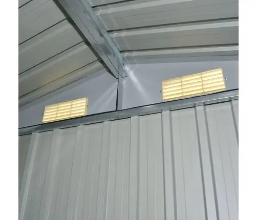 Sodo Sandėliukas, Pilkas, Metalas, 204X132X186 Cm