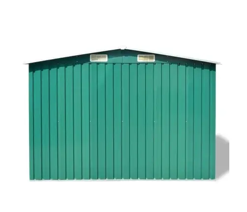 Sodo Sandėliukas, Žalias, Metalas, 257X205X178 Cm