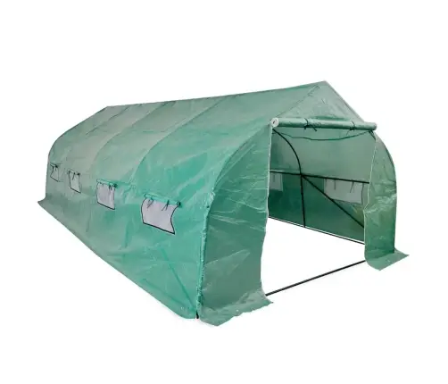 Perkeliamas Šiltnamis, Plieno Rėmas, Didelis, 18 M²