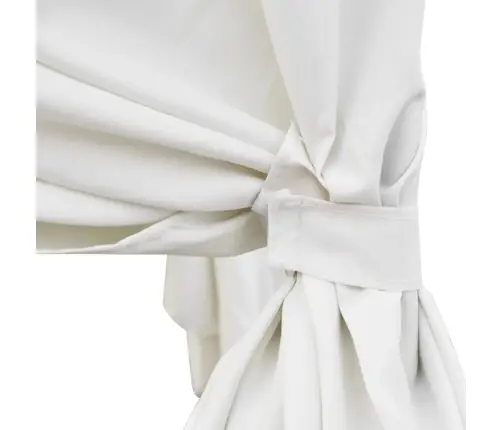 Dārza Atpūtas Gulta Ar Aizkariem, Melna Pe Rotangpalma Vidaxl