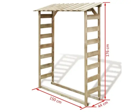 Malkinė, 150X44X176 cm Impregnuota Pušies Mediena