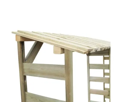 Puukuur 300 X 44 X 176 Cm Immutatud Männipuit