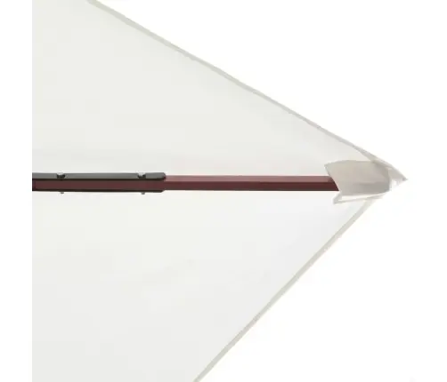 Saulessargs, 200X300 Cm, Koka Kāts, Krēmbalts Vidaxl