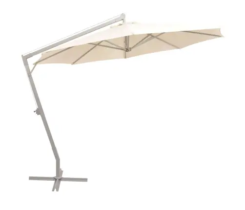 Āra Lietussargi Bēša Poliesters Vidaxl