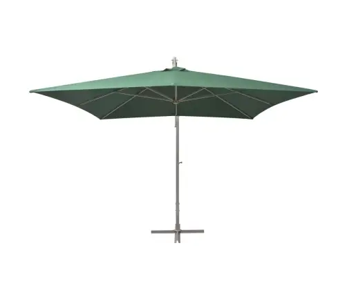 Saulessargs, Iekarams, 300X300Cm, Alumīnija Kāts, Zaļš Vidaxl