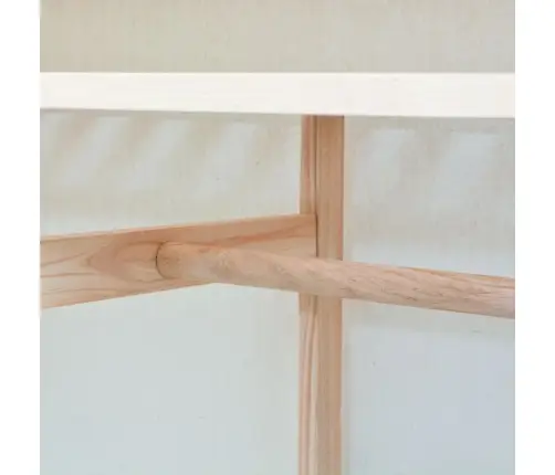 Drēbju Skapis, 110X40X170 Cm, Audums Un Priežkoks Vidaxl