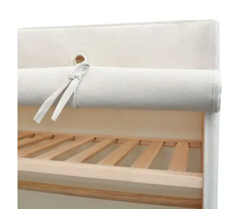 Drēbju Skapis, 110X40X170 Cm, Audums Un Priežkoks Vidaxl