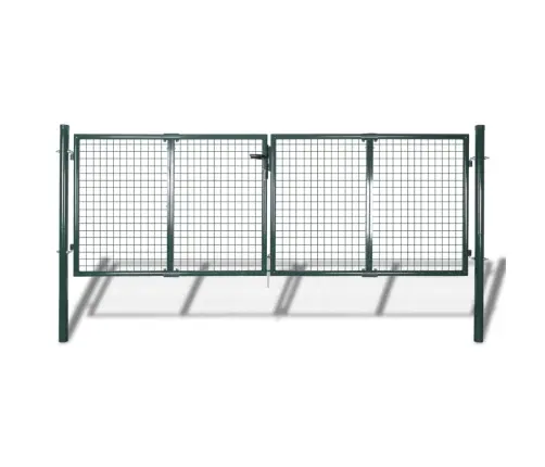 Aiavärav Terasest, 300 X 100 cm Roheline