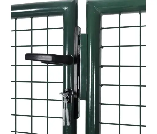 Aiavärav Terasest, 300 X 100 cm Roheline