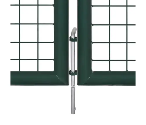 Aiavärav Terasest, 300 X 100 cm Roheline