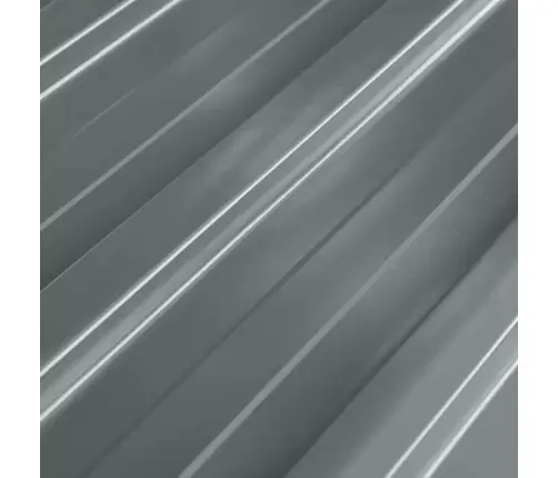 Jumta Paneļi, 12 Gab., Cinkots Tērauds, Pelēki  Vidaxl