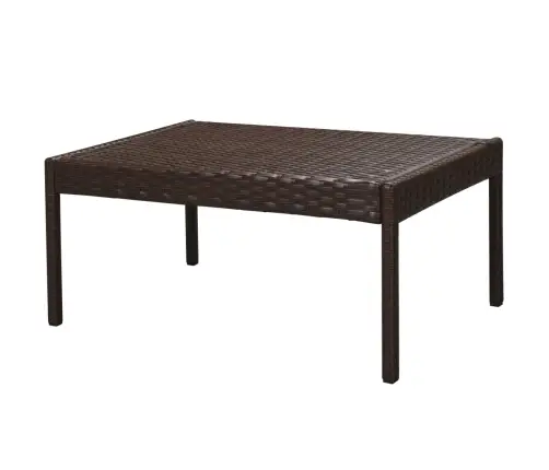 6-Daļīgs Dārza Atpūtas Mēbeļu Komplekts Ar Matračiem, Pe, Brūns Vidaxl