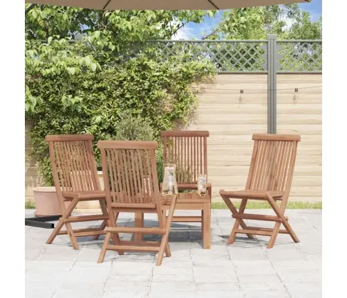 Kokkupandavad Aiatoolid, 4 Tk, Tiikpuu