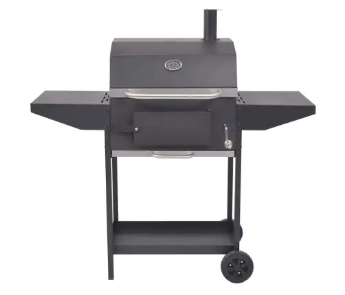 Suitsugrill Alumise Riiuliga