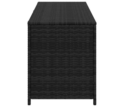 Dārza Uzglabāšanas Kaste, Melna, 150X50X60 Cm, Pe Rotangpalma Vidaxl