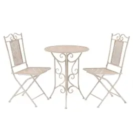 3-Osaline Bistrookomplekt Teras, Valge