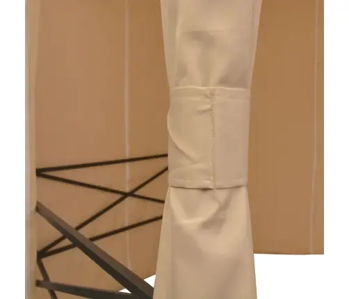 Dārza Nojume, Telts Ar Aizkariem, 360X265 Cm, Sešstūraina Vidaxl