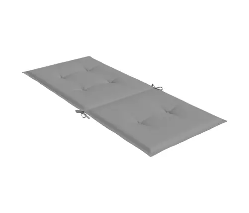 Dārza Krēslu Spilveni, 4 Gab., Pelēki, 120X50X3 Cm, Audums Vidaxl