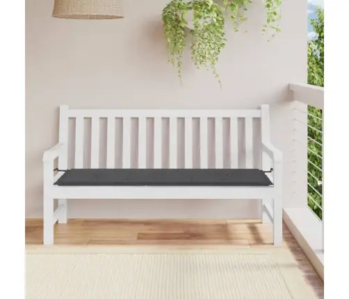 Dārza Sola Matracis, 150X50X3 Cm, Audums, Antracītpelēks Vidaxl