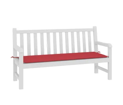 Dārza Sola Matracis, 150X50X3 Cm, Audums, Sarkans Vidaxl