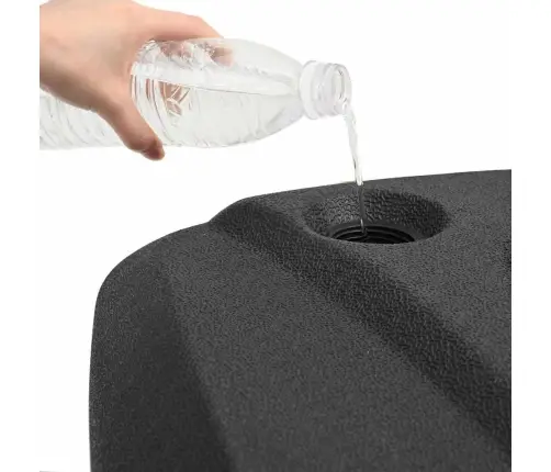 Āra Saulessarga Statīvs, Melns Vidaxl