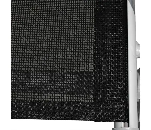 5-Daļīgs Dārza Mēbeļu Komplekts, Tērauds, Melns Vidaxl