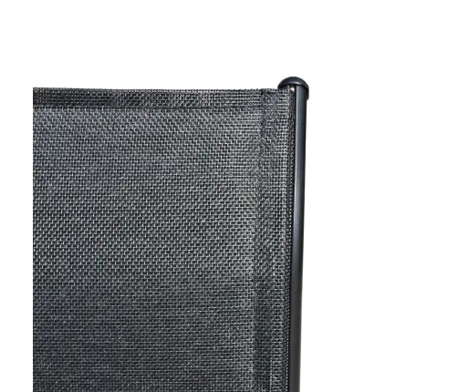 5-Daļīgs Dārza Mēbeļu Komplekts, Tērauds, Melns Vidaxl