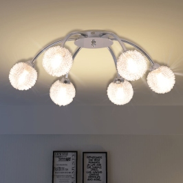Griestu Lampa, 6 Led Spuldzes, G9, 120 W Vidaxl