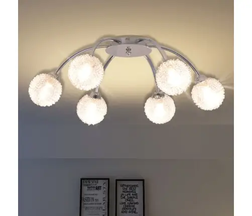 Griestu Lampa, 6 Led Spuldzes, G9, 120 W Vidaxl