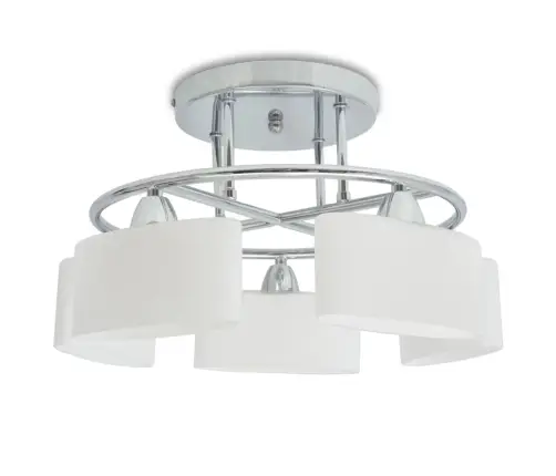 Griestu Lampa Ar Elipsoidāliem Abažūriem, 5 E14 Spuldzes, 200 W Vidaxl Griestu Lampa Ar Elipsoidāliem Abažūriem, 5 E14 Spuldzes, 200 W Vidaxl