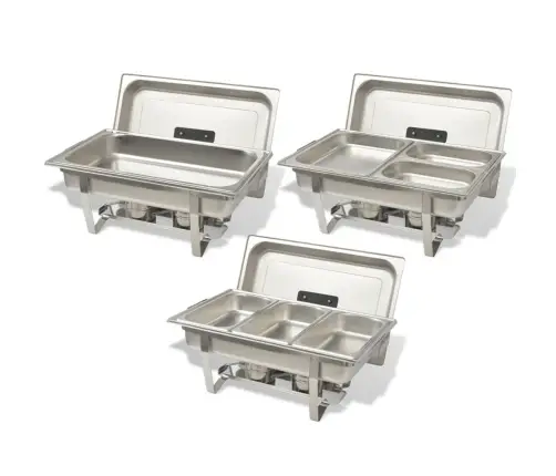 3 Dalių Marmitų Komplektas, Nerūdijantis Plienas