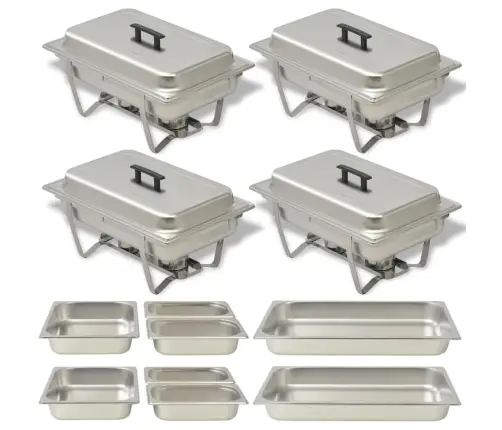 4 Dalių Marmitų Komplektas, Nerūdijantis Plienas