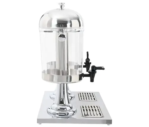 Dubultais Sulas Dispensers, 2 X 8 L, Nerūsējošs Tērauds Vidaxl