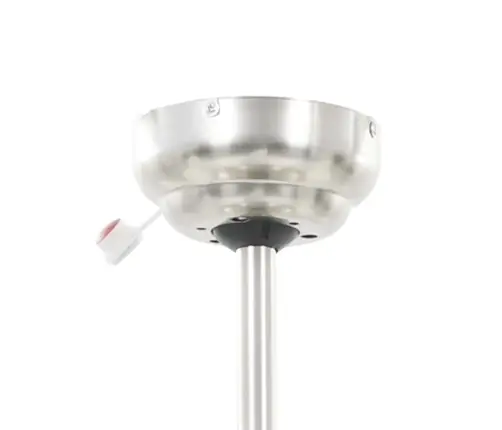 Griestu Ventilators Ar Lampu, 128 Cm, Dekoratīvs, Balts Vidaxl