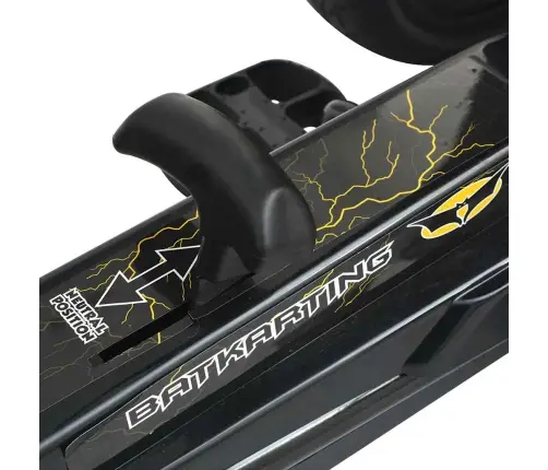 Pedalais Minamas Kartingas Su Reguliuojama Sėdyne, Juodas